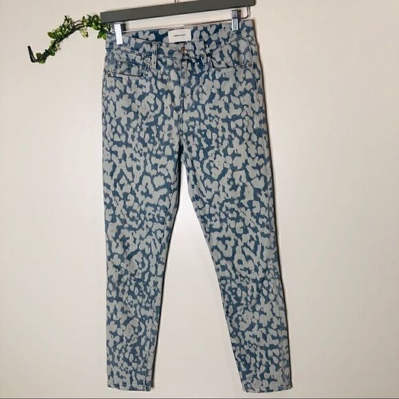 Current/Elliot High Waist Stiletto Leopard Jeans - Picture 4 of 11